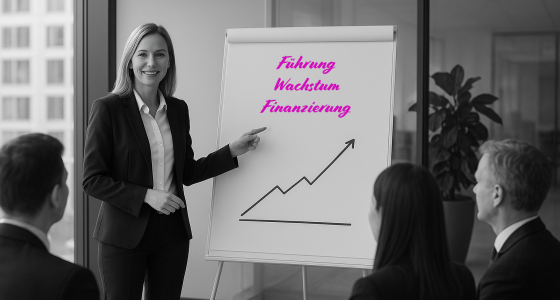 Chart Business mit pink Chart Business mit pink